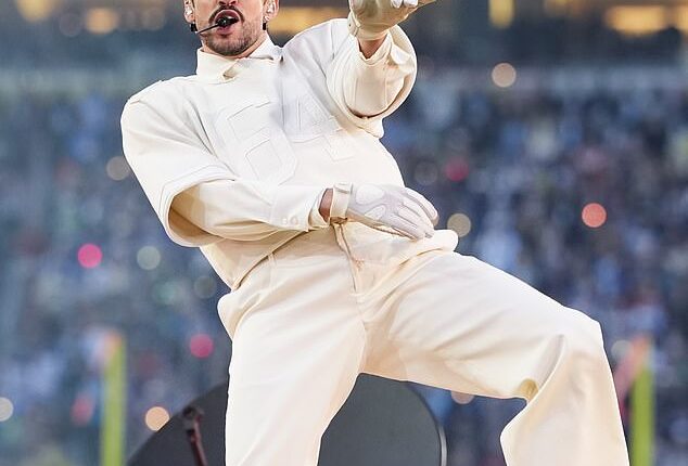 Super Bowl fans were left 'sickened' after social media users began circulating English translations of lyrics from Bad Bunny's music following his historic halftime performance