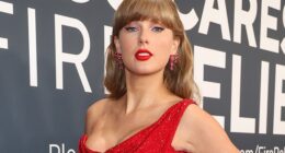 Taylor Swift made a surprise appearance in a promotion for the USA's women's figure skaters