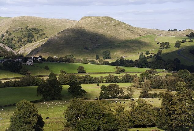 A teenager was airlifted to hospital on Saturday after falling 20 metres in the Dovedale valley
