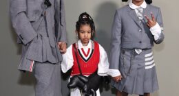 Teyana Taylor was accompanied by daughters Junie and Rue at GQ Bowl 2026 on Friday evening