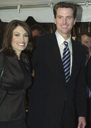 Kimberly Guilfoyle and Gavin Newsom in 2004