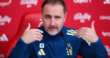 Vitor Pereira (pictured at his unveiling on Tuesday) knows the Nottingham Forest players' reputations are on the line as much as his own