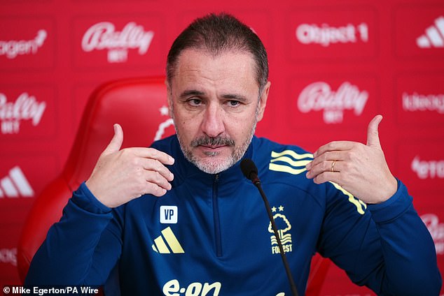 Vitor Pereira (pictured at his unveiling on Tuesday) knows the Nottingham Forest players' reputations are on the line as much as his own