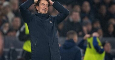 Thomas Frank has been sacked as Tottenham manager with the club flailing in 16th place