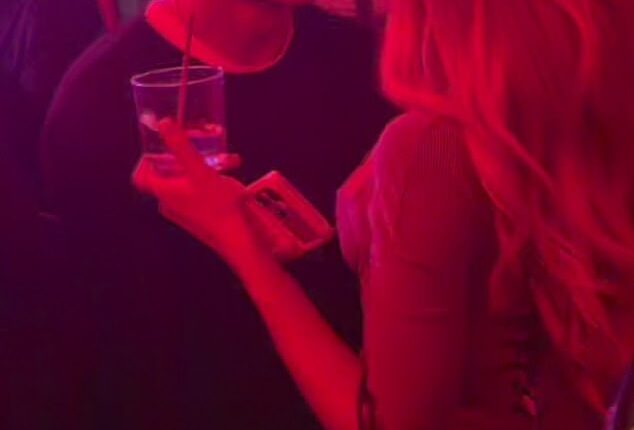 A beaming Tom Brady was seen cozying up to Alix Earle again at a Super Bowl party Saturday