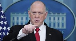 Donald Trump's border czar Tom Homan made a surprising admission when he defended his ICE agents wearing masks while on the job in Minnesota. Homan staunchly defended agents wearing masks for 'safety reasons' - despite the fact that he himself does not like it - as he championed ICE efforts during Minnesota's Metro Surge as 'a win.' He admitted to CBS News 's Ed O'Keefe on Sunday: 'As far as the mask look, you know I don't like the masks either. But because threats against ICE officers are up over 1500 percent actual assaults and threats are up over 8000 percent. These men and woman have to protect themselves.' Homan refuted claims that they are unidentifiable, telling the outlet that all agents wear placards.