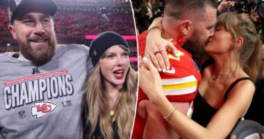 Travis Kelce DJs Taylor Swift music during surprise 'Tight Ends & Friends' appearance for Super Bowl Week 2026