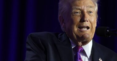 President Donald Trump spoke for over an hour at the National Prayer Breakfast in Washington, DC, on Thursday. His remarks included loads of jokes that kept the audience cackling