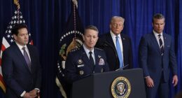 President Trump has blasted reports claiming his top general, Joint Chiefs Chairman Gen. Dan Caine, advised him to abandon plans for an Iranian military campaign