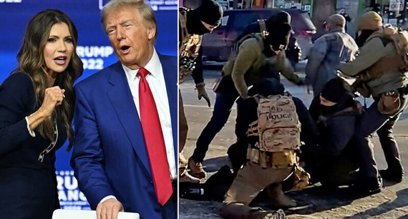 Donald Trump tore into a pair of Republican senators who are calling for the ouster of Homeland Security Secretary Kristi Noem as tensions simmer over violent and deadly immigration enforcement in Minnesota. The President said Senators Thom Tillis of North Carolina and Lisa Murkowski of Alaska are 'losers' and that the former 'lost his voice' by deciding not to run for reelection. 'You know, what can I tell you? They're terrible senators,' Trump told ABC News. 'One is gone and the other should be gone.' Both senators have broken with Trump on several issues over the last year, and both have called for Noem to step down after losing confidence in her ability to lead federal immigration operations.