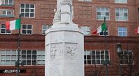 Christopher Columbus statue in Baltimore
