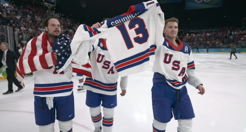 Team USA winning the gold.