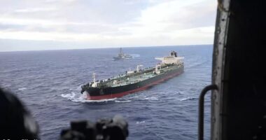 A month¿long pursuit in Venezuela stretching all the way around the Indian Ocean, resulted in U.S. forces capturing on oil tanker that attempted flee quarantine