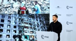 Ukraine-Russia war: Zelensky calls Putin ‘slave to war’ at Munich conference and demands EU accession date