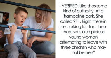 Unhinged Mom At Trampoline Park Stops Lady With Kids From Leaving, Says She’s Too Young To Be A Mom