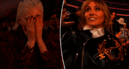 Watch Miley Cyrus' shady reaction to Lady Gaga's Grammys 2026 win