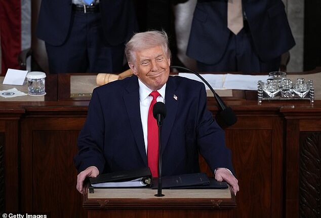 U.S. President Donald Trump delivers his State of the Union address
