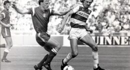 The last time a team ran out with Guinness emblazoned across the front of their shirt was Queens Park Rangers in the 1980s