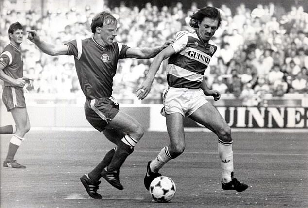 The last time a team ran out with Guinness emblazoned across the front of their shirt was Queens Park Rangers in the 1980s