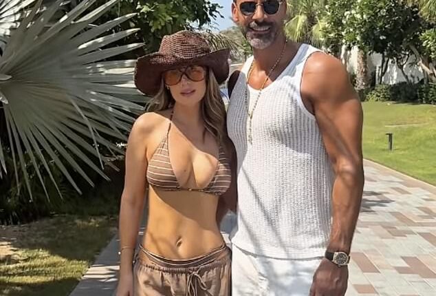 Rio Ferdinand (pictured with his wife Kate) swapped life in England for Dubai last August