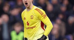 Senne Lammens produced a man-of-the-match display in Man United's 1-0 win at Everton