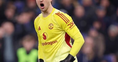 Senne Lammens produced a man-of-the-match display in Man United's 1-0 win at Everton