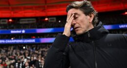 A record of two wins in their last 17 league matches under Thomas Frank who has now been sacked has left Spurs just five points clear of the relegation zone