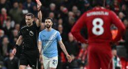 Why was Dominik Szoboszlai sent off? VAR controversy explained as Man City goal ruled out in win over Liverpool