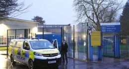 A boy of 13 is accused of launching into a stabbing rampage in a north west London school on Tuesday, leaving two children fighting for their lives in a suspected terror attack