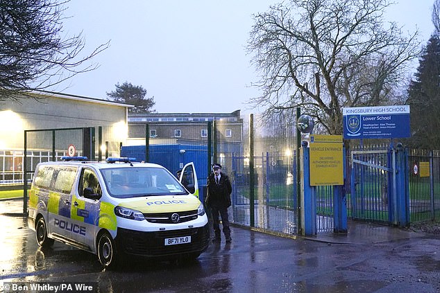A boy of 13 is accused of launching into a stabbing rampage in a north west London school on Tuesday, leaving two children fighting for their lives in a suspected terror attack