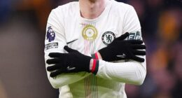 Cole Palmer pulled out his trademark 'cold' celebration as he bagged a hat-trick versus Wolves