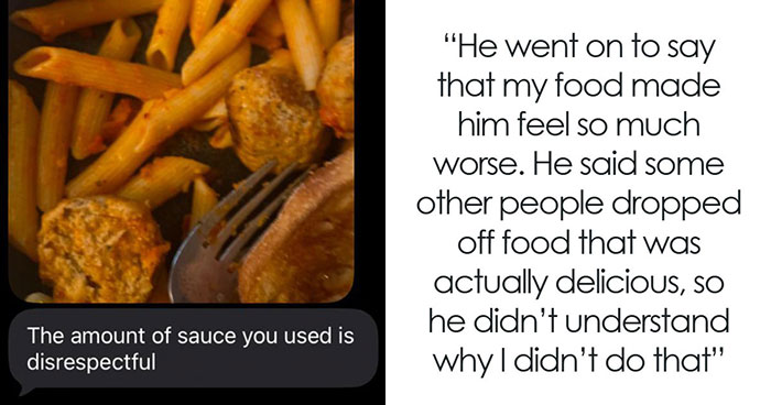 Woman Brings Leftovers To Support Boyfriend In Mourning, Gets Berated Over “Inedible” Food