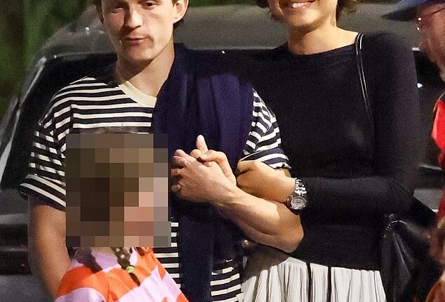 Zendaya and Tom Holland tend to avoid the spotlight anywhere in public, so it was a rare sight to see them step out for dinner in Los Angeles on Friday night