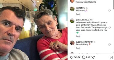 Roy Keane in mourning as his mum - 'the only boss I listen to' - dies surrounded by family at Irish hospice