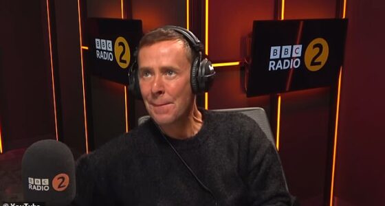 Jeremy Vine called Radio 2 colleague Scott Mills' sacking 'unfair' on Tuesday because 'there's been no crime' after police probe was dropped - as he questioned why DJ didn't get same mental health considerations as Huw Edwards
