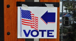 Voting sign