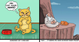 30 Hilarious Comics From Laughing Hippo Studio That Explain What Your Cat Is Really Thinking