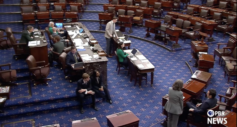 Senate floor