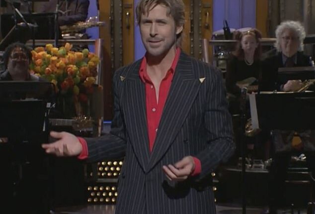 Ryan Gosling's opening monologue was humorously crashed by an A-list pop star as he took on hosting duties during the latest Saturday Night Live episode