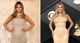 After That Viral ‘Mannequin’ Latex Outfit, Heidi Klum Switches Things Up On The Oscars Red Carpet