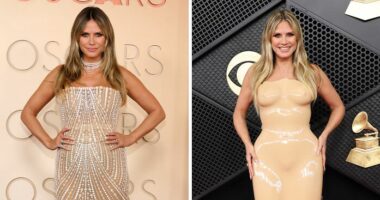 After That Viral ‘Mannequin’ Latex Outfit, Heidi Klum Switches Things Up On The Oscars Red Carpet