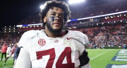 Alabama’s Kadyn Proctor Had NFL Scouts 'Buzzing' at Pro Day