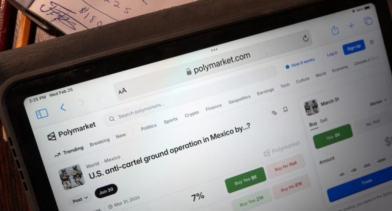 Allegations of insider trading emerge over prediction-market bets tied to Iran conflict