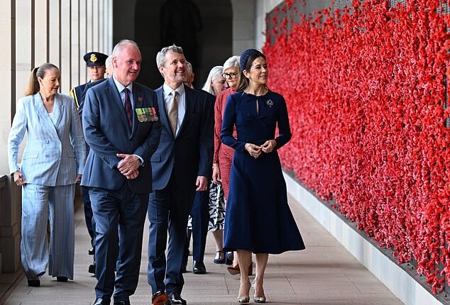 Queen Mary and King Frederik X are well into their six-day official visit to Australia, with the royal couple spending Monday morning honouring the fallen and meeting members of the public at the Australian War Memorial in Canberra