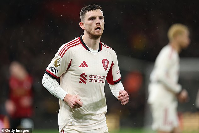 Liverpool's Andy Robertson has spoken out on his failed move to Tottenham in January