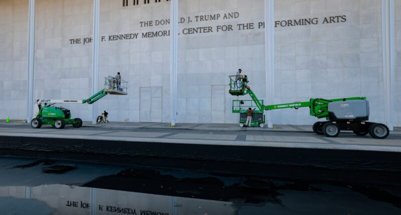 Architects and history groups sue to stop Trump ‘hastily’ gutting the Kennedy Center in latest DC makeover