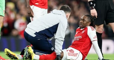 Eberechi Eze is expected to miss around a month of the run-in with a calf injury