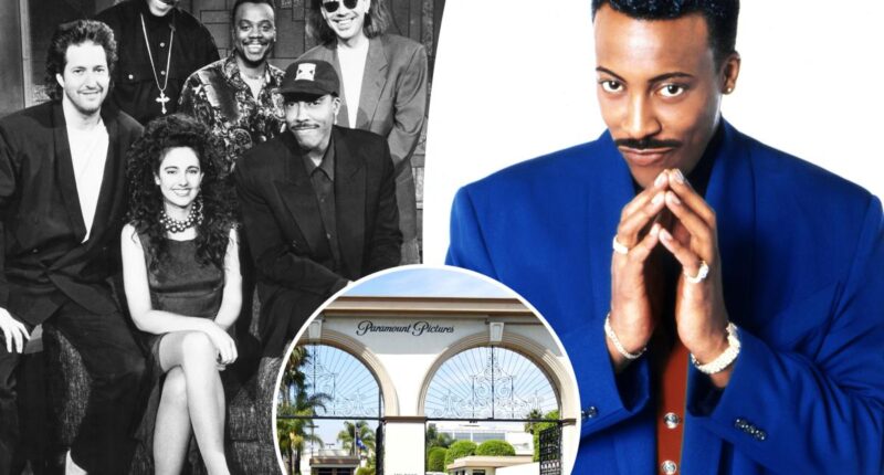 Arsenio Hall broke a studio gate after being accused of theft