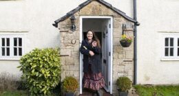 Katie realised that a rat was living in the ceiling of her rural Somerset cottage, pictured, which kept her awake at night