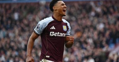 Ollie Watkins sent a reminder to Thomas Tuchel during Aston Villa's 2-0 win vs West Ham